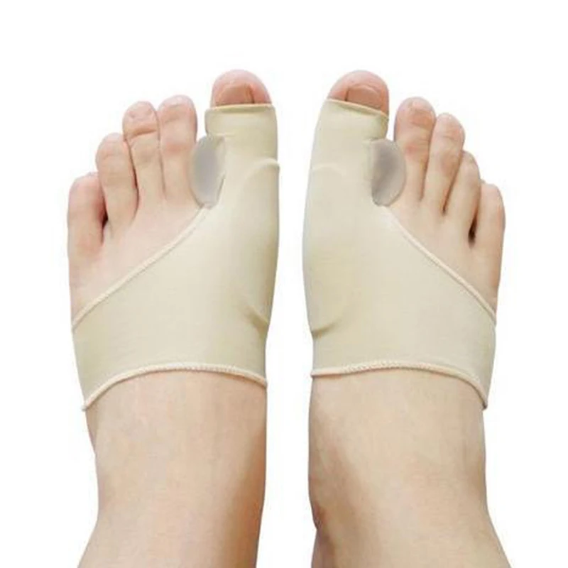 

HOT! 1Pair Toe Separator Hallux Valgus Bunion Corrector Orthotics Pedicure Sock Feet Bone Thumb Adjuster Correction Straightener