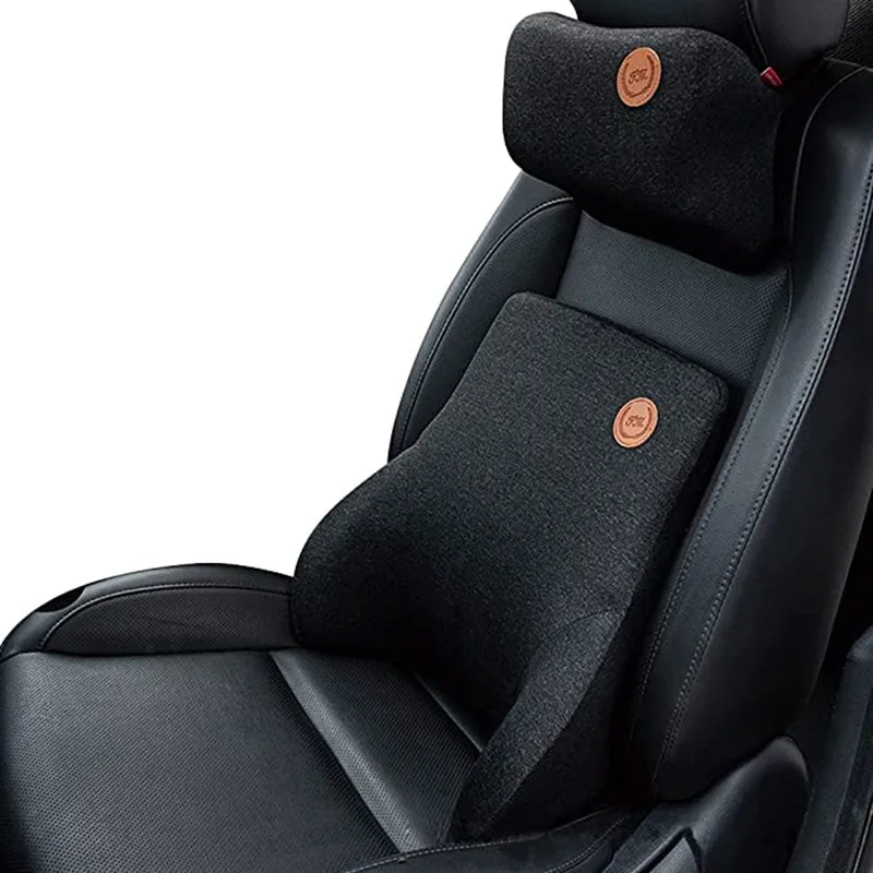 Автомобильная подушка для поддержки поясницы регулируемая подголовник из пены с