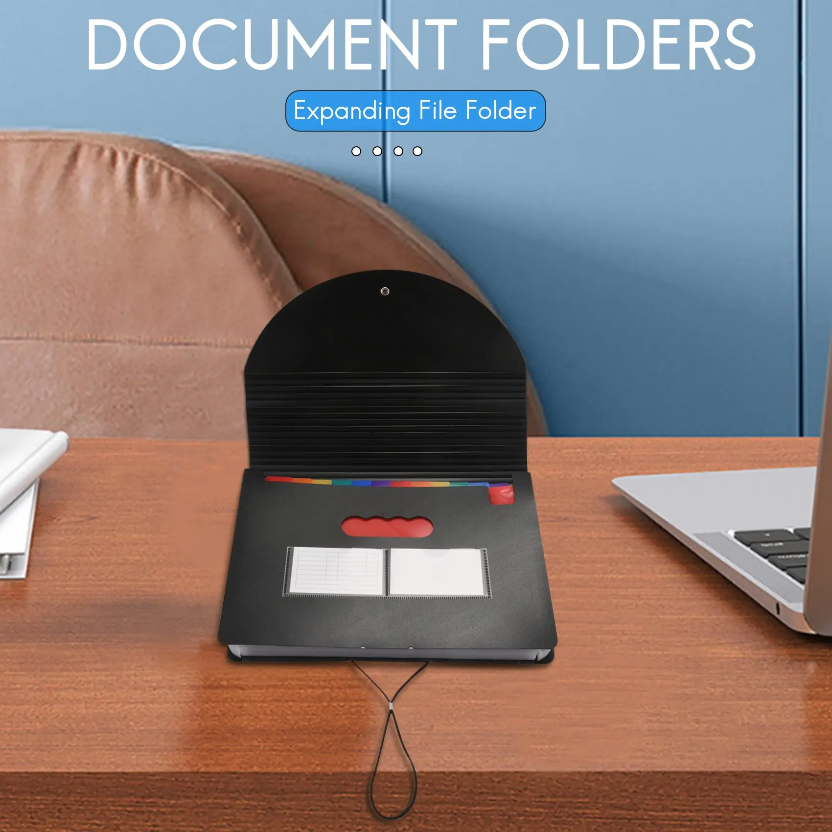 Расширяющаяся папка для файлов органайзер с 12 кармашками папки ДЛЯ ЗАПИСЕЙ