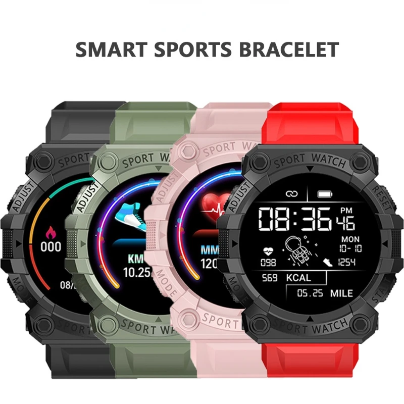 FD68S Smart Watch Men Women Smartwatch Heart Rate Blood Fitnes Tracker Touch Screen Sports Watches Bluetooth For IOS Android
