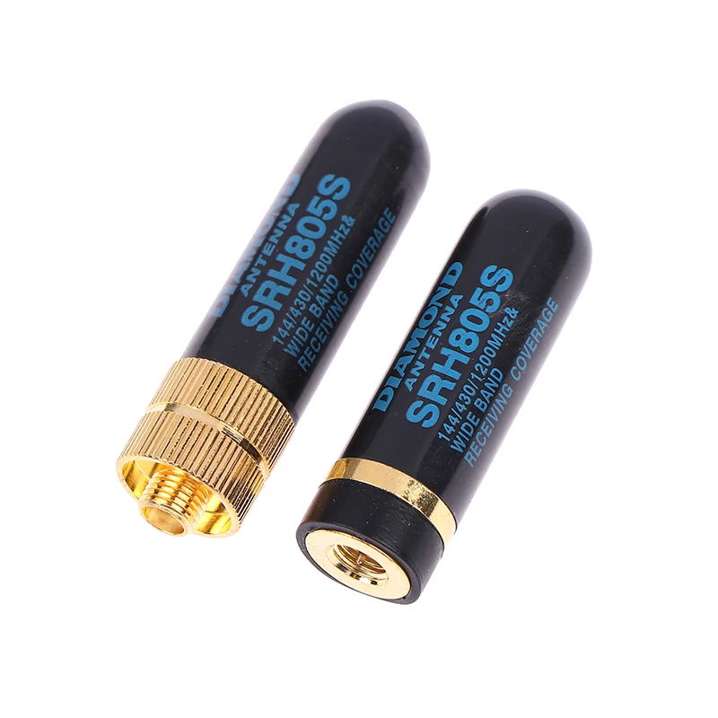 

SMA-M/SMA-F Dual Band Antenna UHF+VHF SRH805S Walkie Talkie For Baofeng/YAESU Ultra-short Small Antenna
