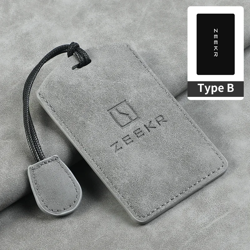 

Кожаная автомобильная сумка для смарт-карт с дистанционным управлением, защитная пряжка для ZEEKR 001 009 007 X, аксессуары