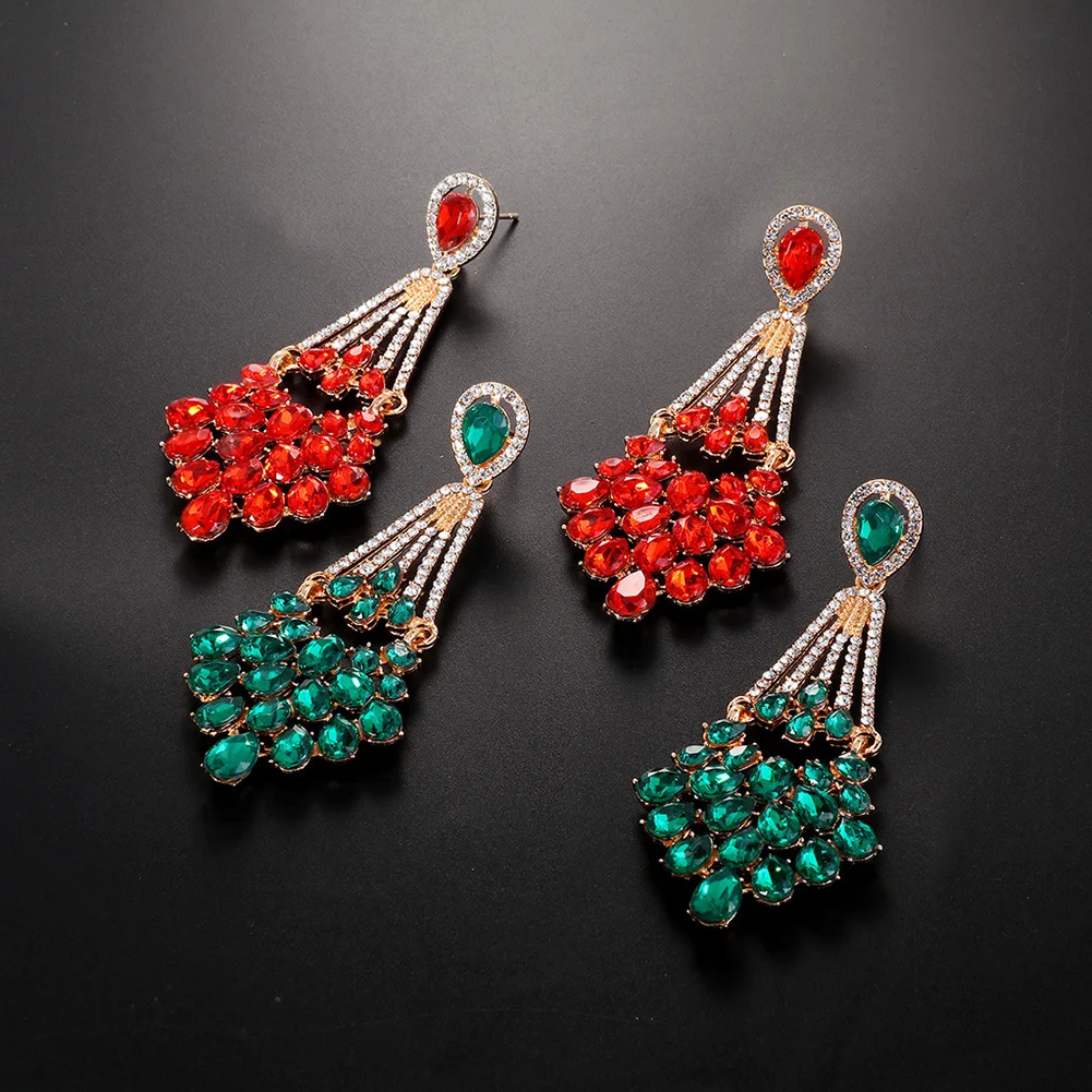 

Tassel Earrings 2022 Trendy Vintage Crystal Stud Earrings Bohemia Long Earring Women Sexy Girls Jewelry Fashion Punk Metal