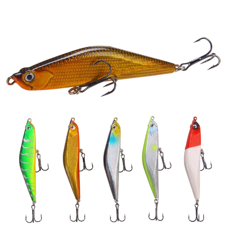 

Pencil Bait Long Distance Throw Sinking 9cm15g Vibrating Plastic Bait Fake Bait Fishing Tackle Trolling Sea Fishing Lure