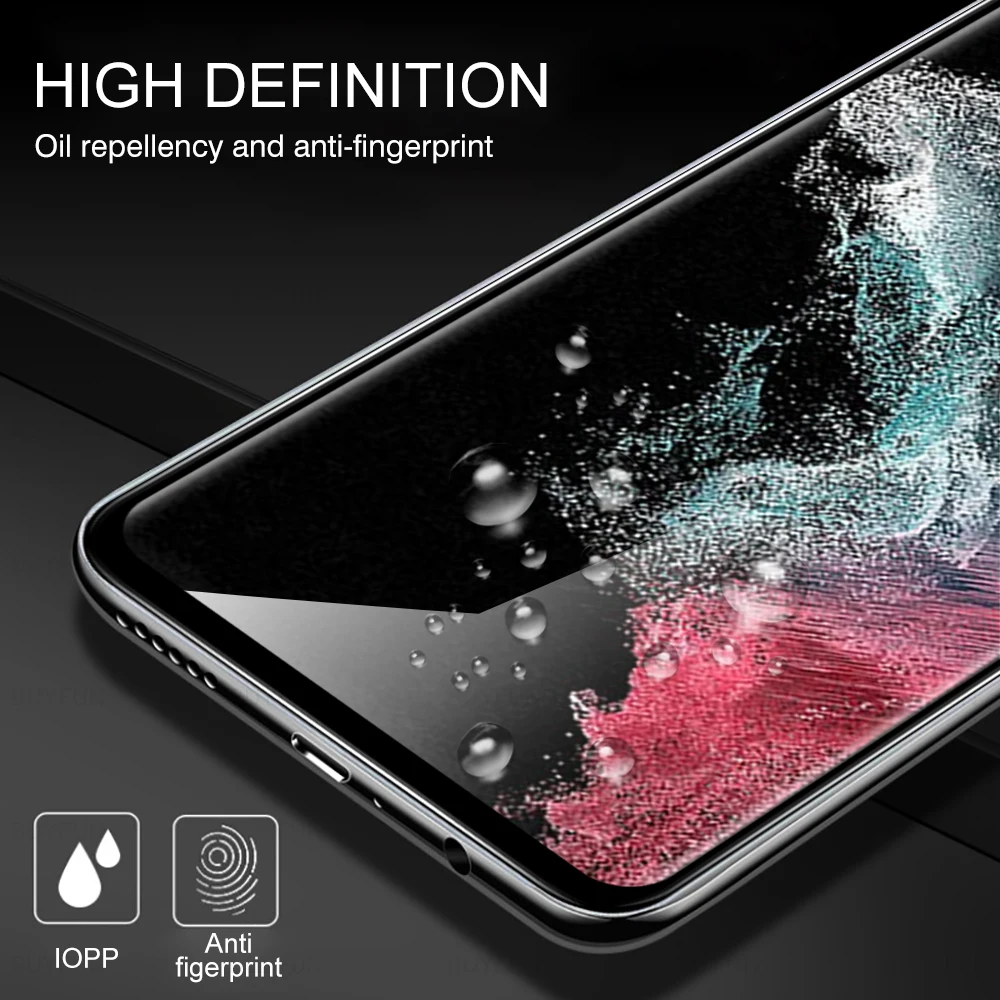 Шелковый экран 2 в 1 закаленное стекло для Samsung Galaxy S22 Ultra 5G plus S 22 пленка объектива