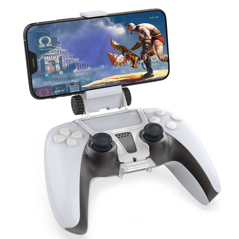 For PS5 Controller Phone Holder Wireless Gamepad Handle Bracket Mobile Phone Clip images - 6