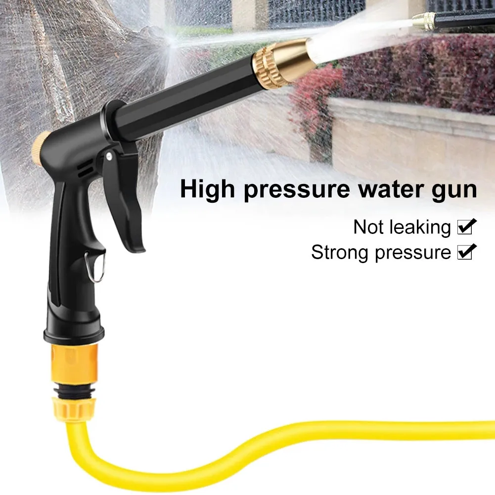 

High Pressure Washer Gun Patterns Car Wash Machine Garden Watering Hose Nozzle Sprinkler Universal Car Washing Kit Adjustable
