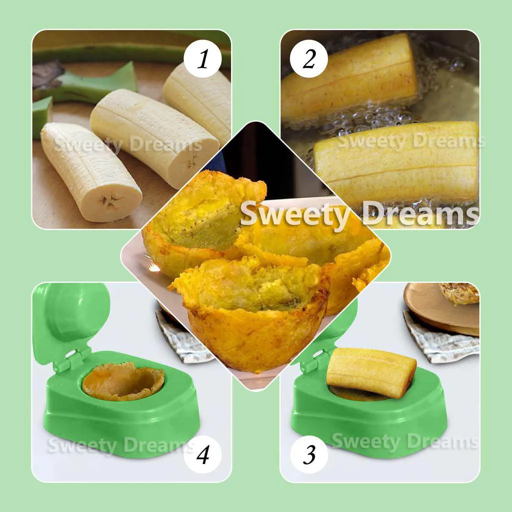 Форма для банановых корзин бекона Mofongo togems Pataconera Canasta форма кухни Meatloaf процессор