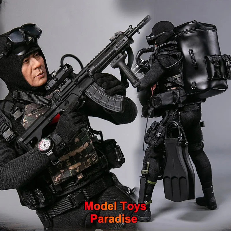 DAMTOYS 78073 1/6 Мужской солдат боевой Frogman военно-освободительная армия Китая морская