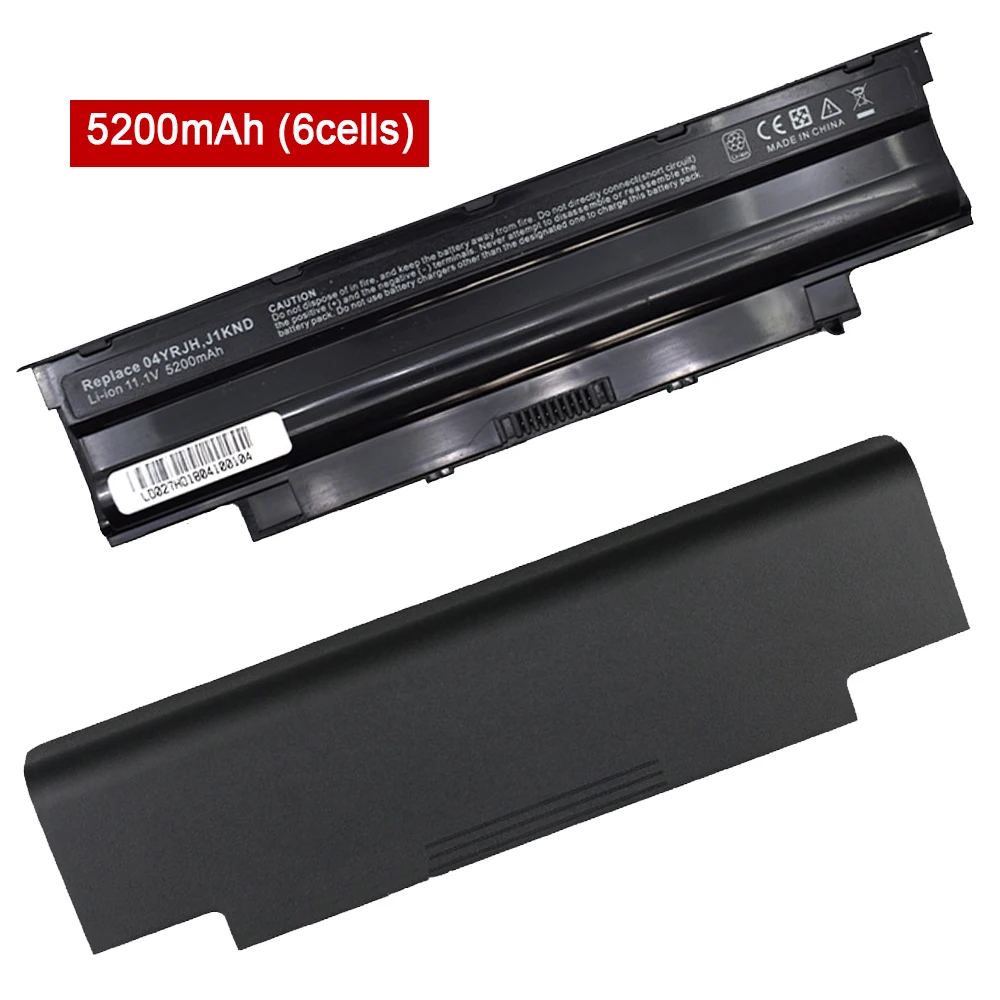 Аккумулятор J4XDH J1KND N4010 для ноутбука DELL Inspiron 13R 14R 15R 17R N3010 N3110 N4050 N4110 N5010 N5030 N5040 N5110 N7010