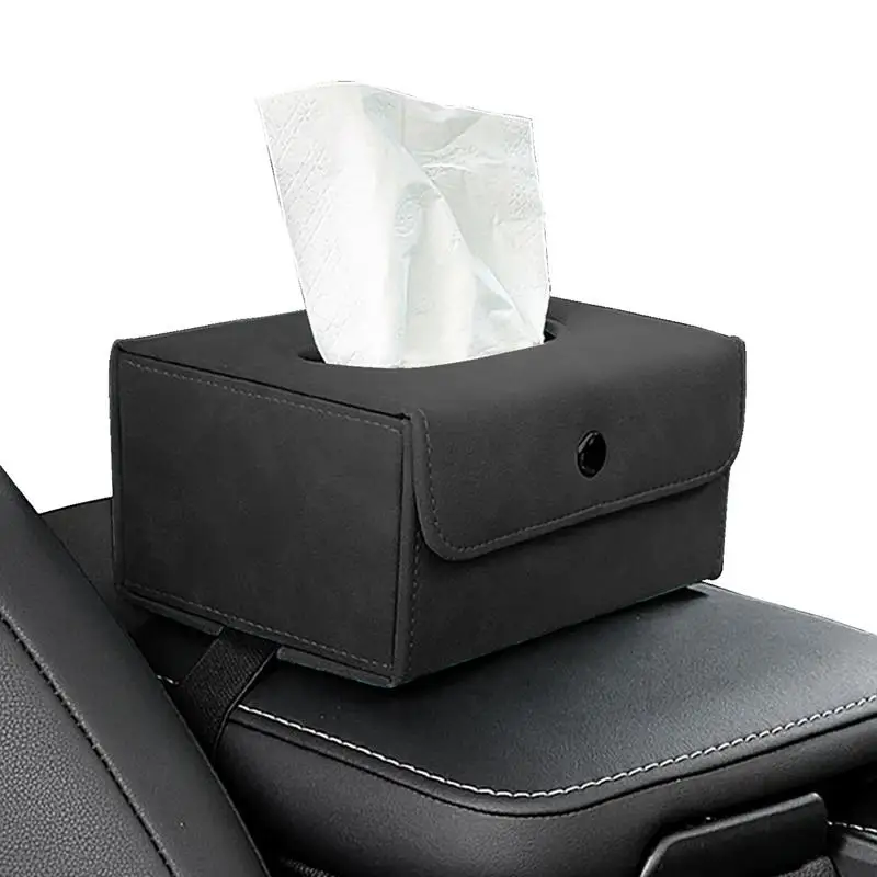 

Тканевые коробки для автомобильных задних сидений, Держатель салфеток для солнцезащитного козырька, автомобильный держатель салфеток, Держатель салфеток с крепежным ремешком для подлокотника автомобиля