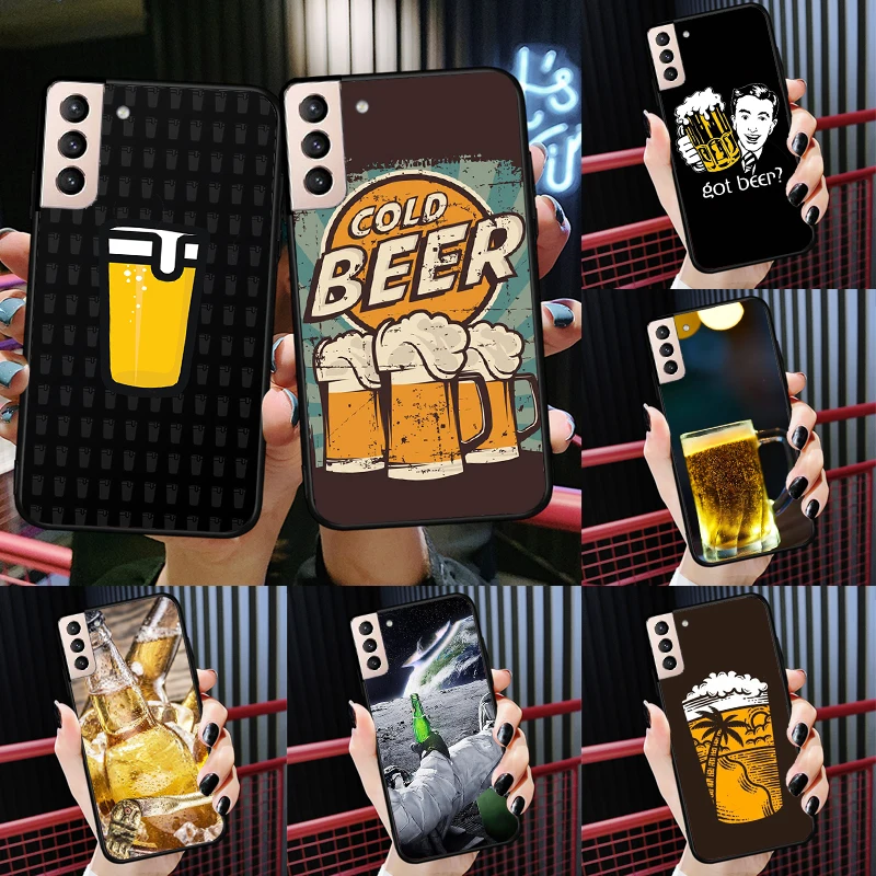 

Beer Case For Samsung Galaxy S21 Ultra S20 FE S8 S9 S10 Plus Note 10 Note 20 S22 Ultra Coque