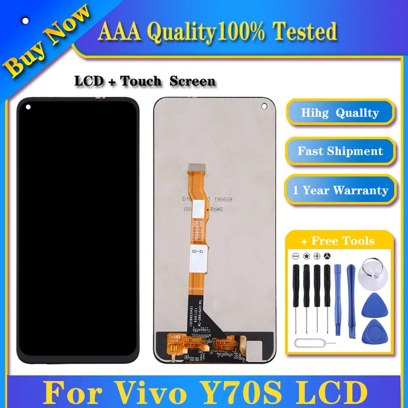 

Original 6.44" TFT LCD For VIVO Y70 LCD Display Touch Screen Digitizer Assembly Replacement Repair Parts
