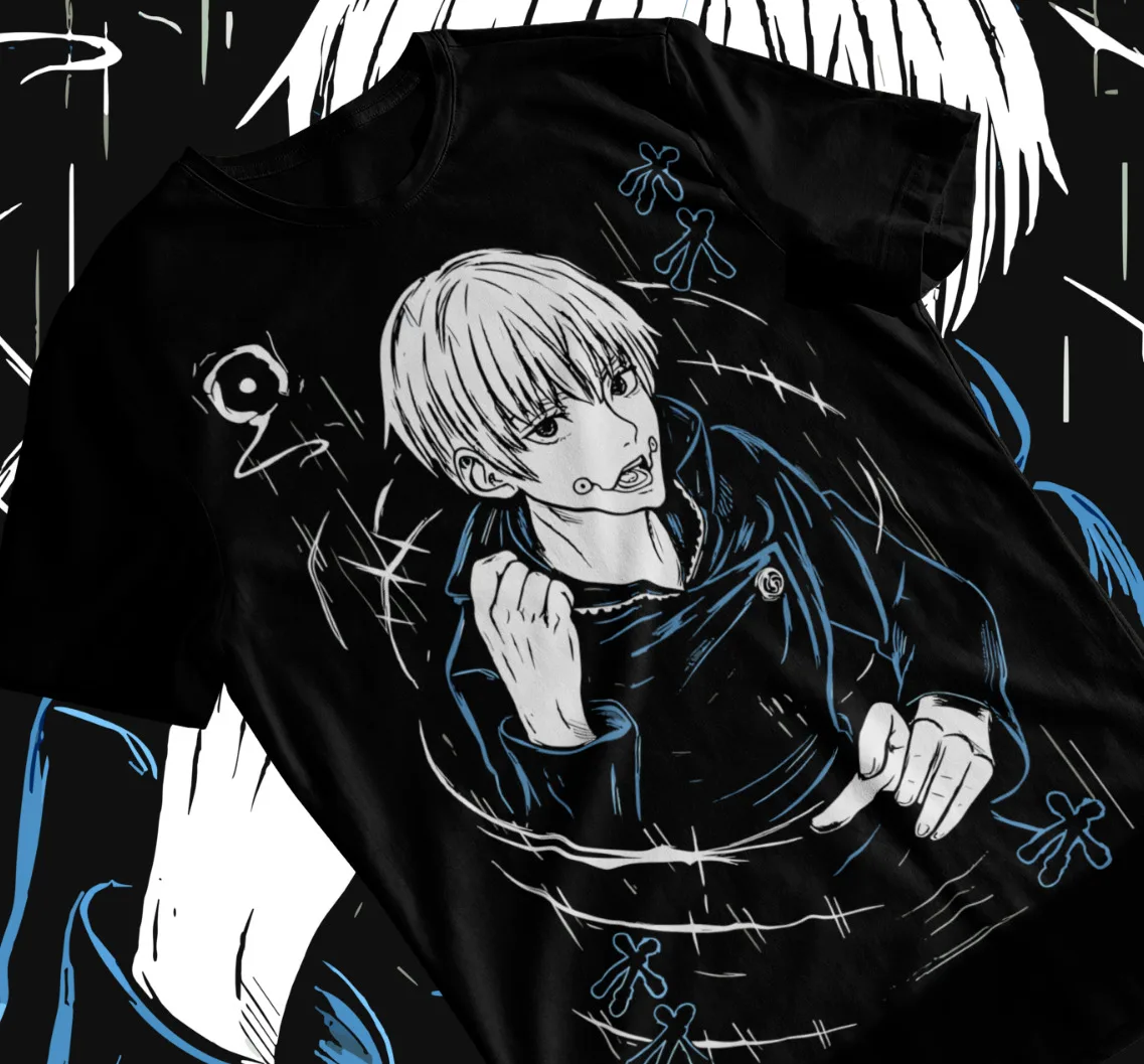 Футболка Inumaki Toge мягкая футболка для игры в джутсу