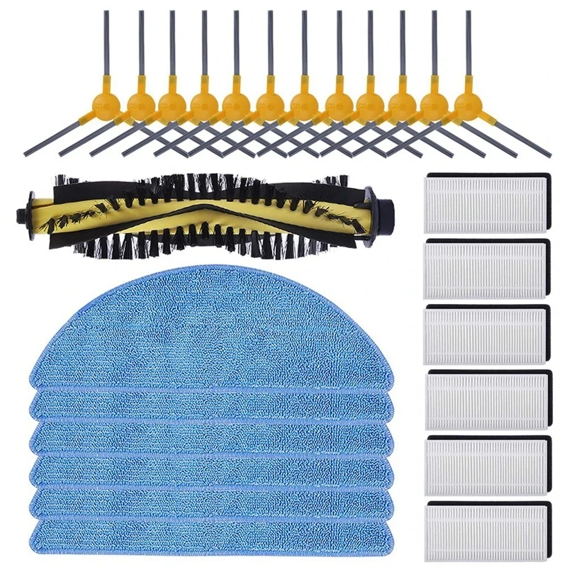 

Replacement Parts Main Brush Side Brushes HEPA Filters For Neatsvor X500 Robot Vacuum Cleaner Accessories