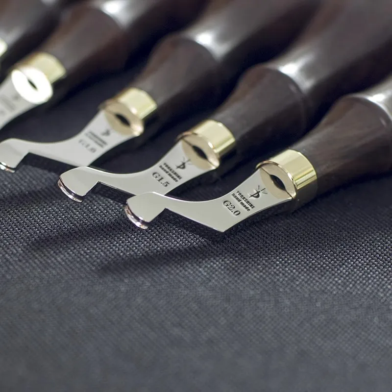 YORKSHINE профессиональная кожаная Плойка для обработки кромок с мелким пазом из