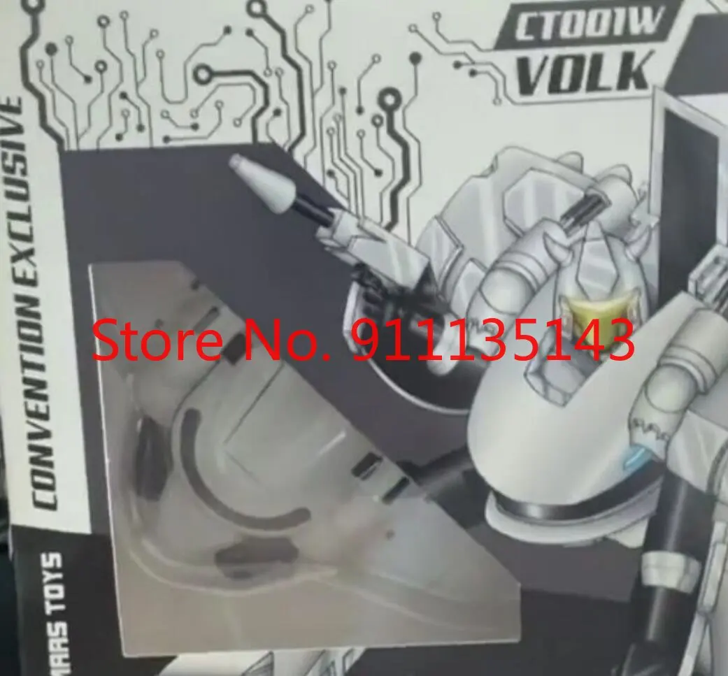

Ct-001w Volk Skifff White Version Maas Toys 3rd Party Transformation Toys Anime Action Figure Toy Deformed Model Robot