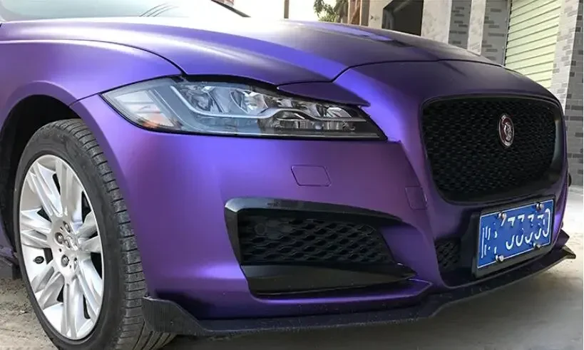 Передние разветвители для бампера из углеродного волокна Jaguar XF 2016-2020