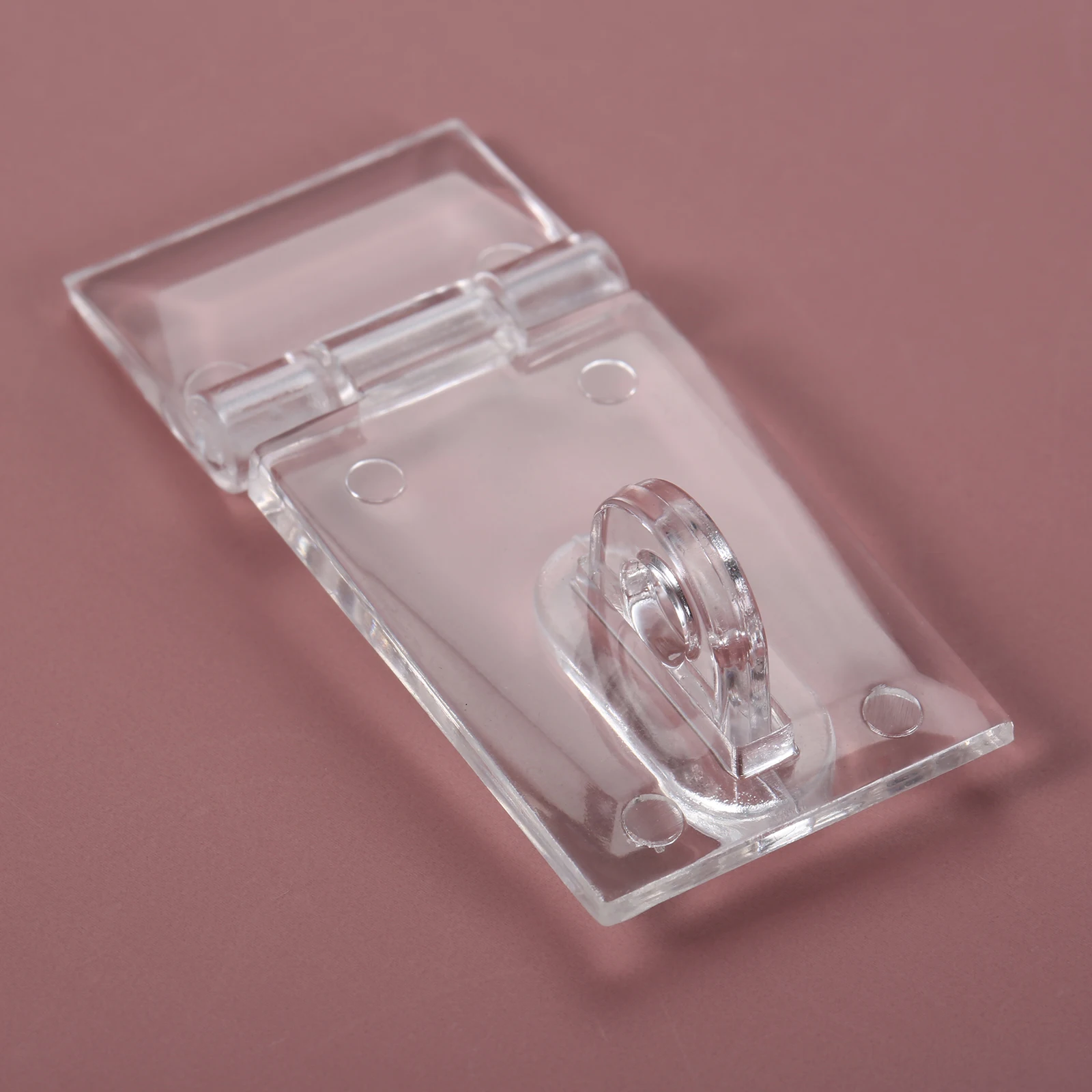 

1 комплект, пластиковая зеркальная акриловая застежка, прозрачная защелка на петлях, защелка на петлях, защелки для мини-дверей, шкатулка для ювелирных изделий