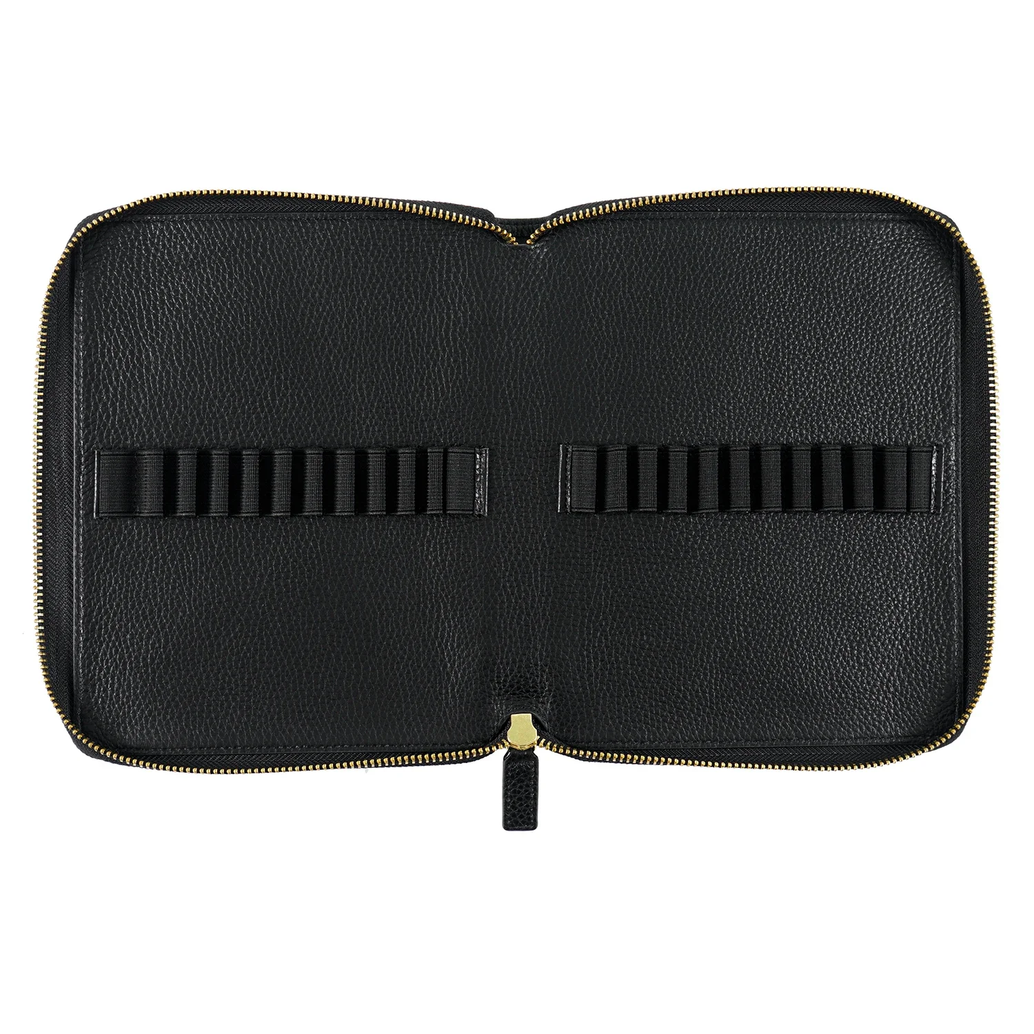 Чехол для ручки Moterm на молнии с 24 отделениями, эластичный футляр для ручек Tombow из натуральной воловьей кожи с двумя кисточками и петлями, держатель для карандашей