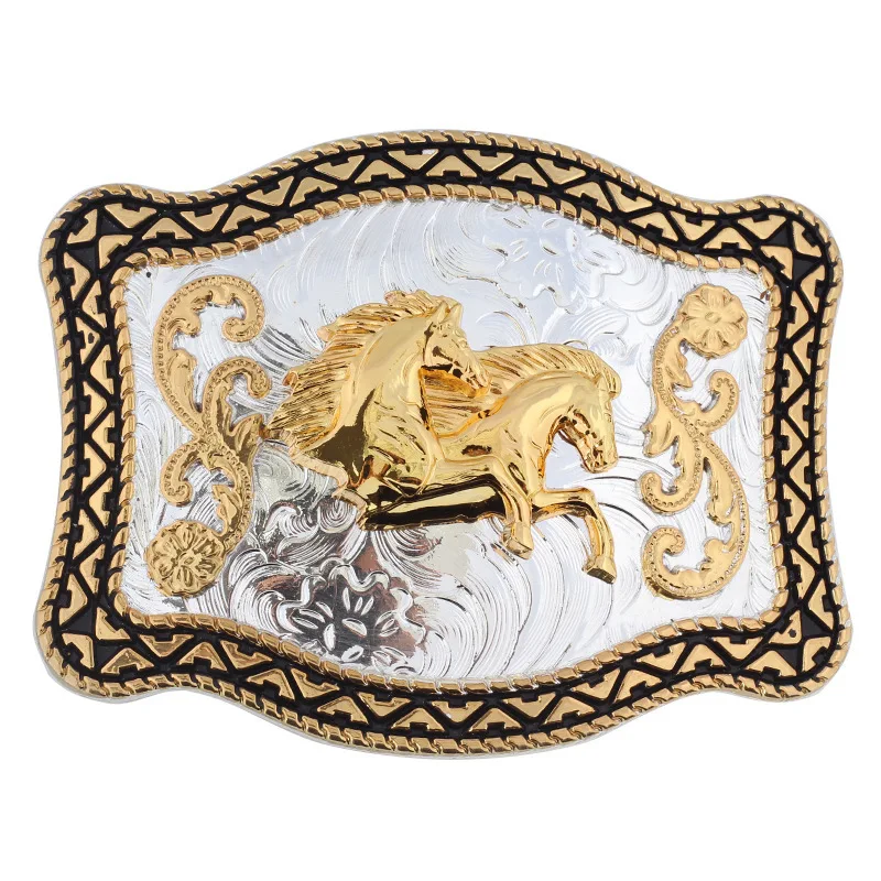 

Belt Buckle Equestrian Clothing Champion Gold Smooth Components METAL 3D ALLOY Decorative Waistband Clothing Accessories