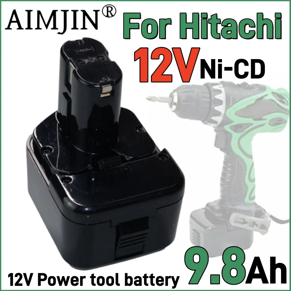Для Hitachi EB1212S 12 В 9800 мАч аккумуляторная батарея EB1220BL EB1214S WR12DMR CD4D DH15DV C5D дрель