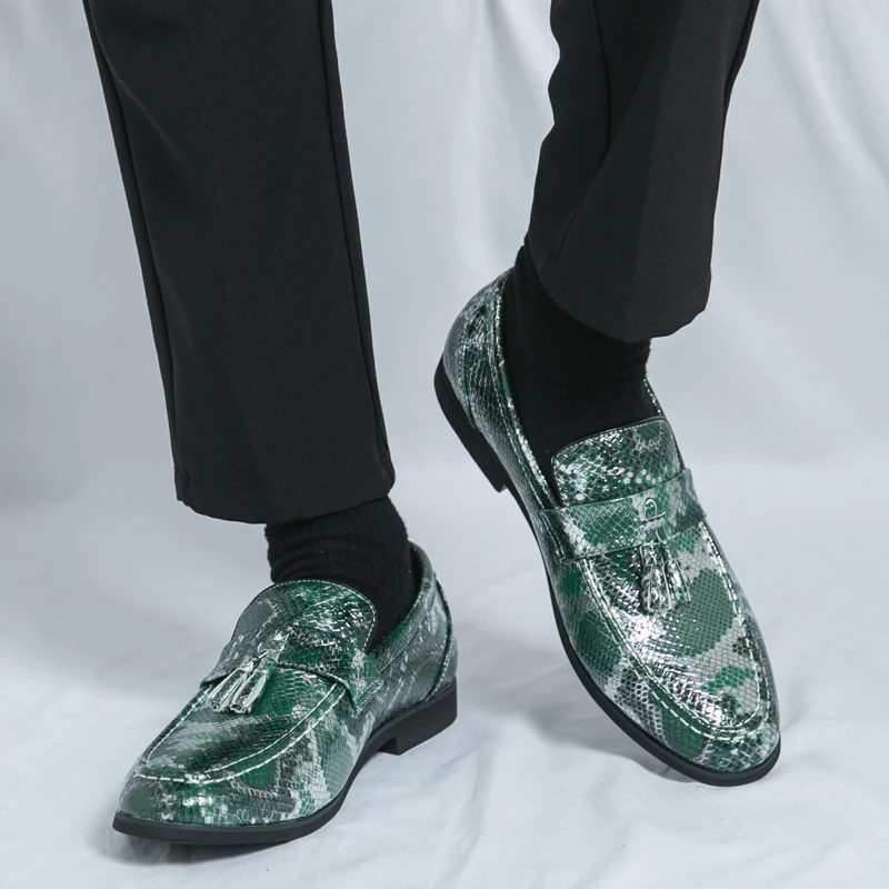 Мужские повседневные лоферы с плоской подошвой легкий и удобный стиль