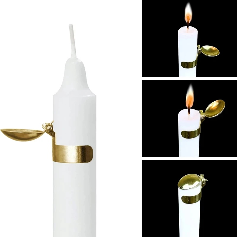 

4pc Automatic Candle Snuffer Fire Extinguisher Putting Out Candle Flame Safely Home Indoor Outdoor Wick Flame Extinguishing Clip