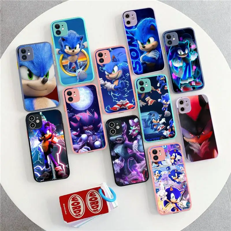 

S-SupersonicS-S-Sonic-Game Phone Case for iPhone 14 11 12 13 Mini Pro Max 8 7 Plus X XR XS MAX Translucent Matte Cover