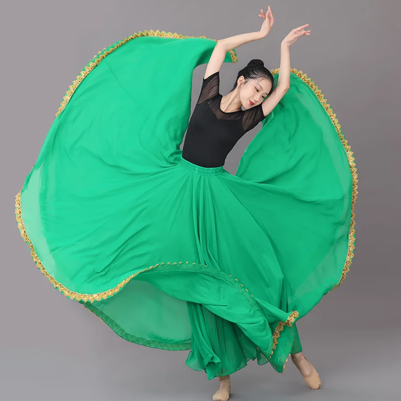 Юбка-макси шифоновая свободного покроя длина 80-100 см