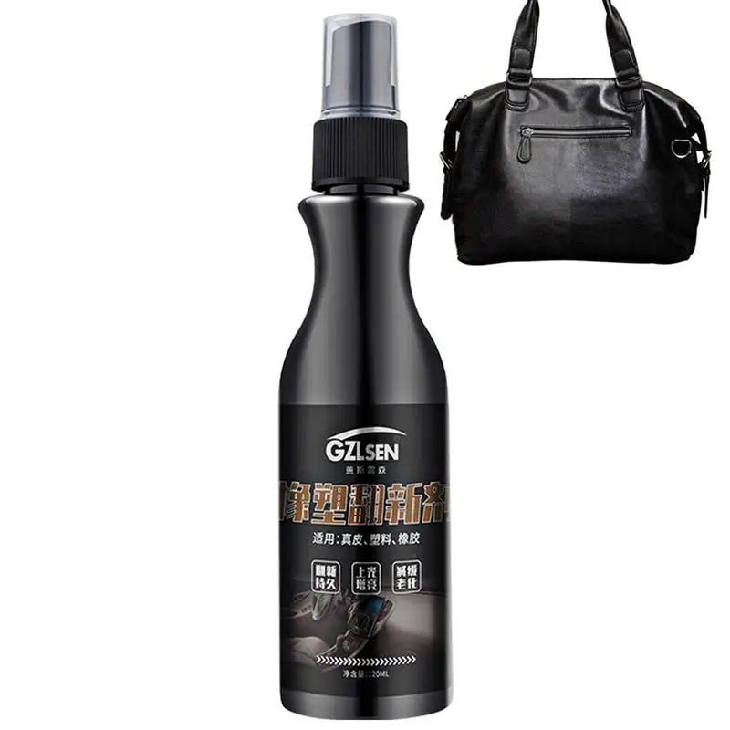

120ML Automotive Interior Leather And Rubber Retreading Agent Dashboard Cleaning Seat Repair Fluid Car Polish Care Tools