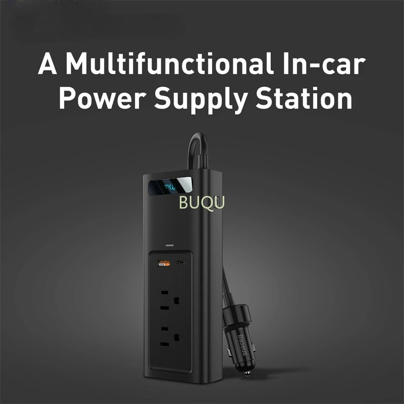 Inversor do Carro dc 12v para ac 220v 110v Conversor Automático Inversor Usb tipo c Carregador Rápido Caminhão Adaptador de Energia Inversor