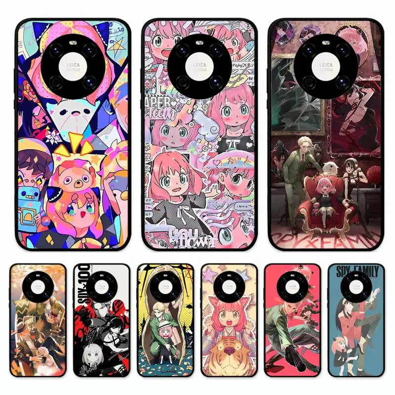 

LVTLV Anime Spy X Family Anya Phone Case For Huawei Mate 10 20 30 40 50 lite pro Nova 3 3i 5 6 SE 7 pro 7SE