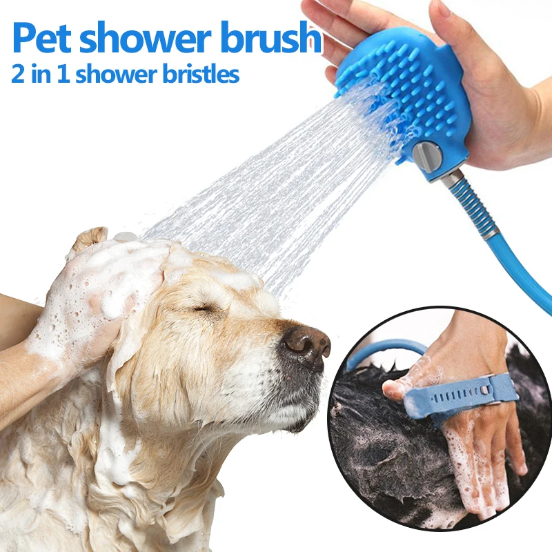 

Распылитель для собак, массажная насадка для мытья щенков, душевая расческа для ухода за домашними животными