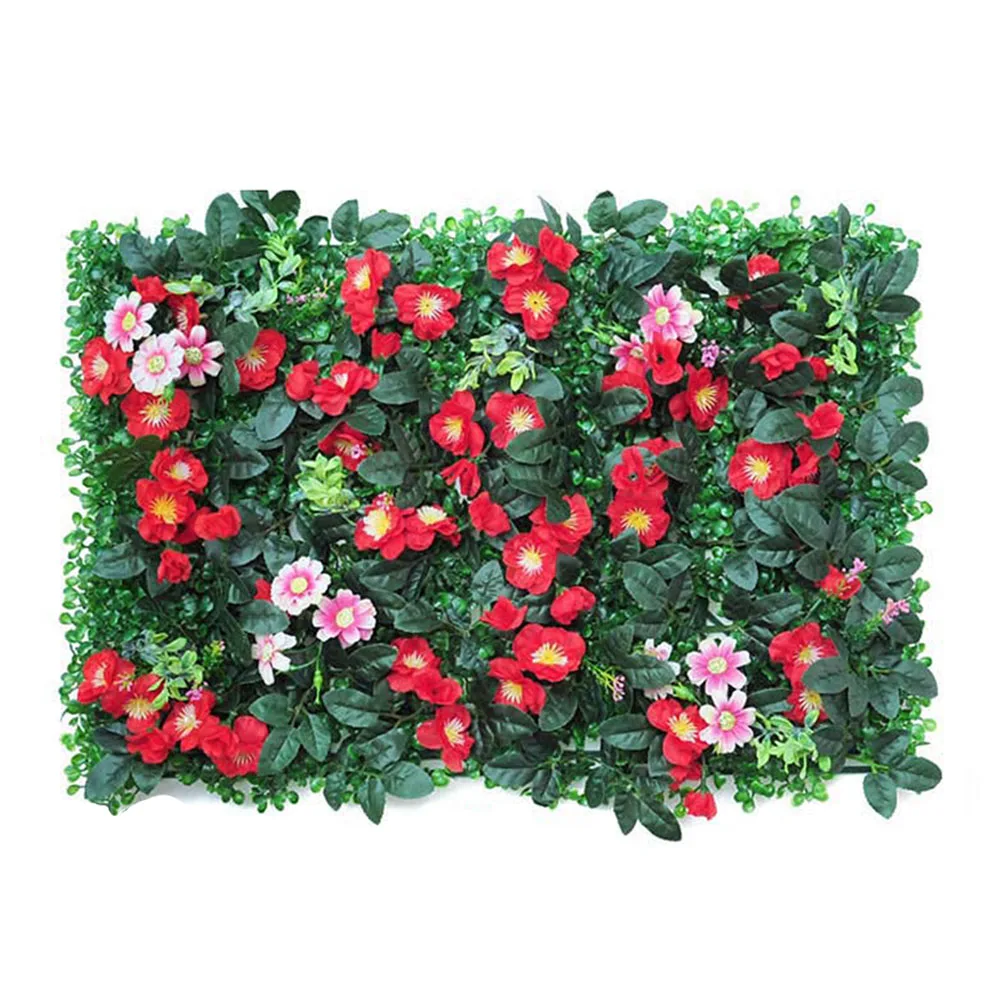 

Artificial Green Grass Panel Plastic Lawn Plant for Garden Decor Sturdy and Durable Material 40 * 60cm Size
