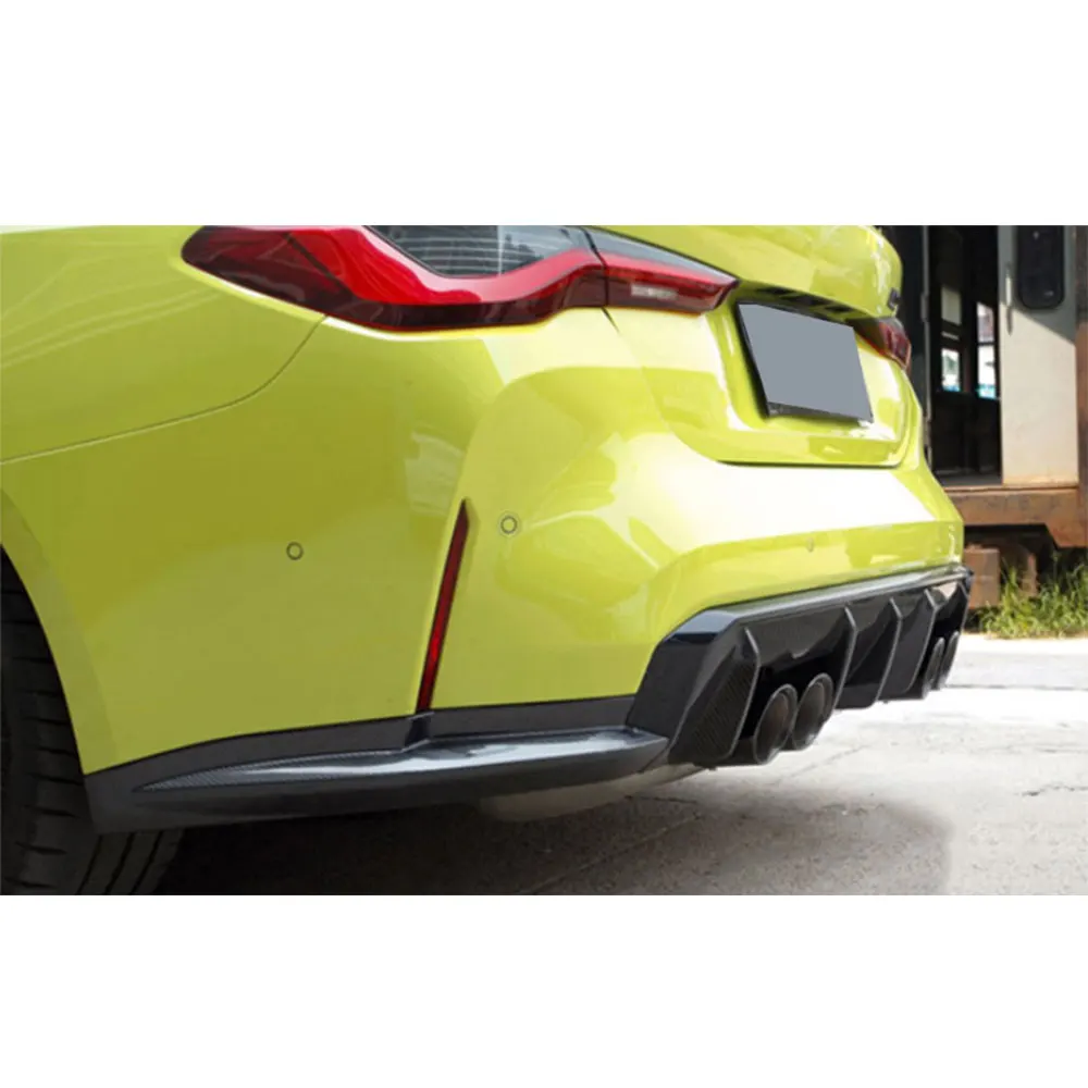 Для BMW 3 4 серии G80 M3 G82 G83 M4 2021+ O Стиль сухой задний бампер из углеродного волокна