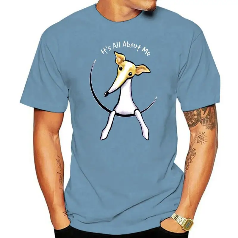 

Italian Greyhound Dog T-shirt For Men Plus Size Cotton Team Tee Shirt 4XL 5XL 6XL Camiseta