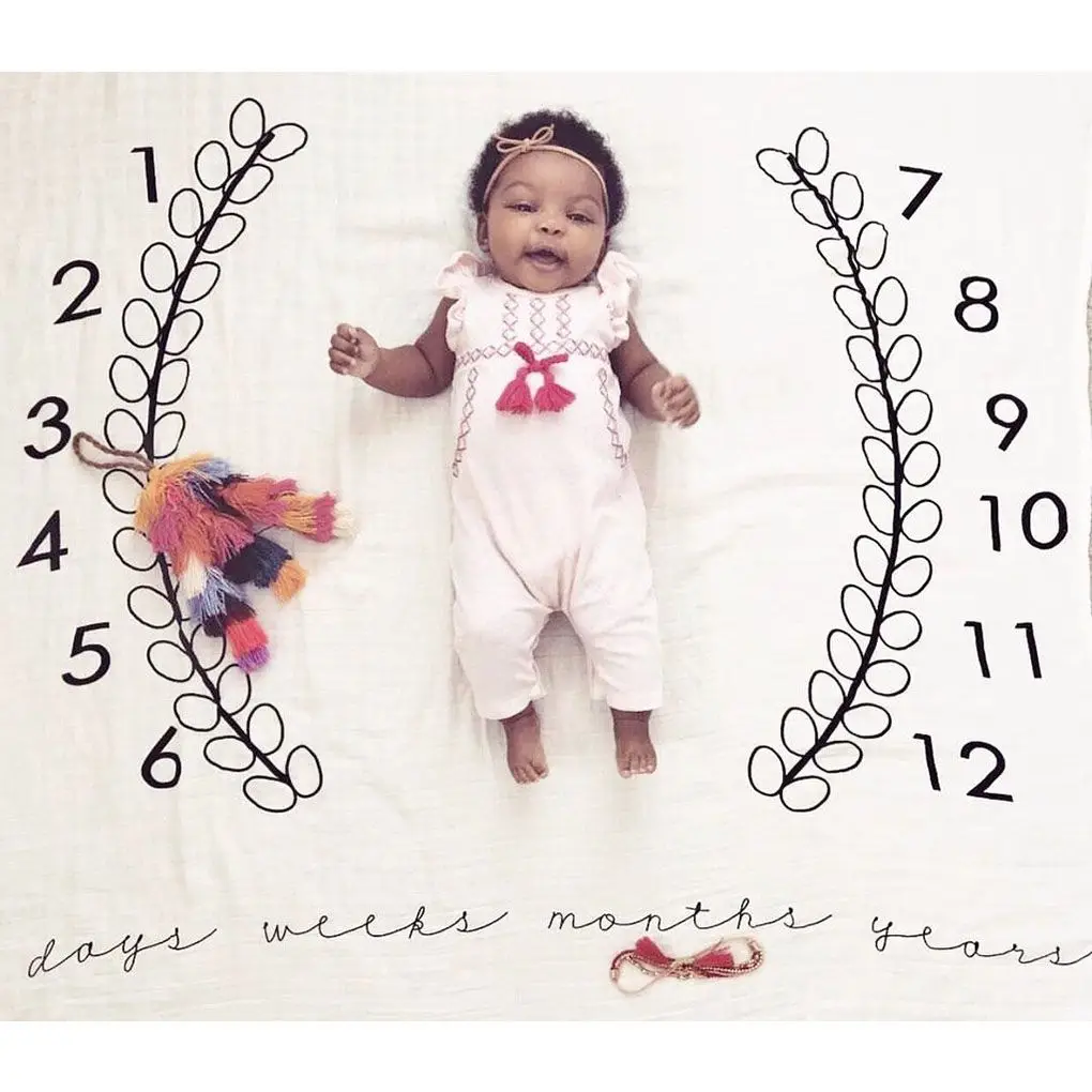 

Baby Newborn Muslin Cotton Blanket Sleeping Swaddle Multifunctional Infant Soft Blanket