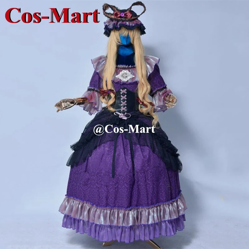 

Cos-Mart Game Touhou Project Yakumo Yukari Cosplay Costume Sweet Gorgrous Dress Activity Party Role Play Clothing Custom-Make