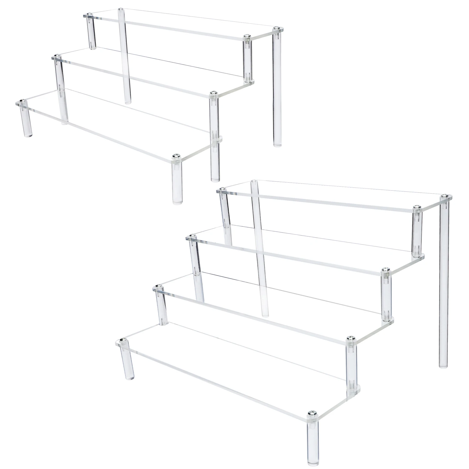 

Action Figure Acrylic Display Stand;Cupcake Stand ;Display Riser For Toy Model Doll Cosmetic Nail Polish Jewelry Perfume Shelf