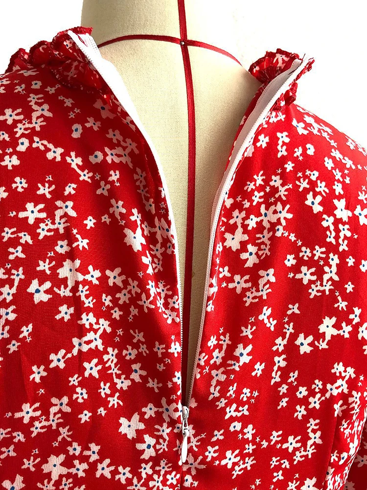 Женское платье MSFILIA полиэстер цветочным принтом