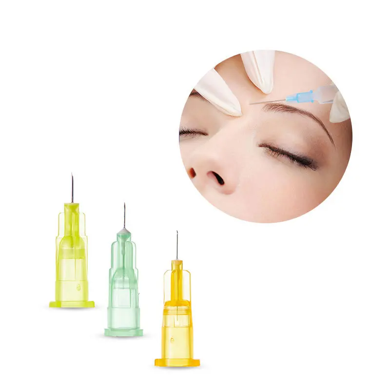 

Korea Disposable Sterile Meso Nano Skin Injection Needle 32G 4mm 34G 1.5/4mm Skin Gel Injection Syringe