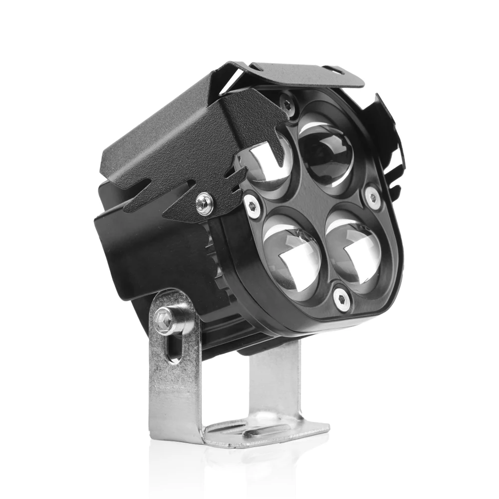 40 Вт Мотоцикл 5D-объектив Двухцветный (RGB) Рабочие Фары С Крышкой Для Внедорожника