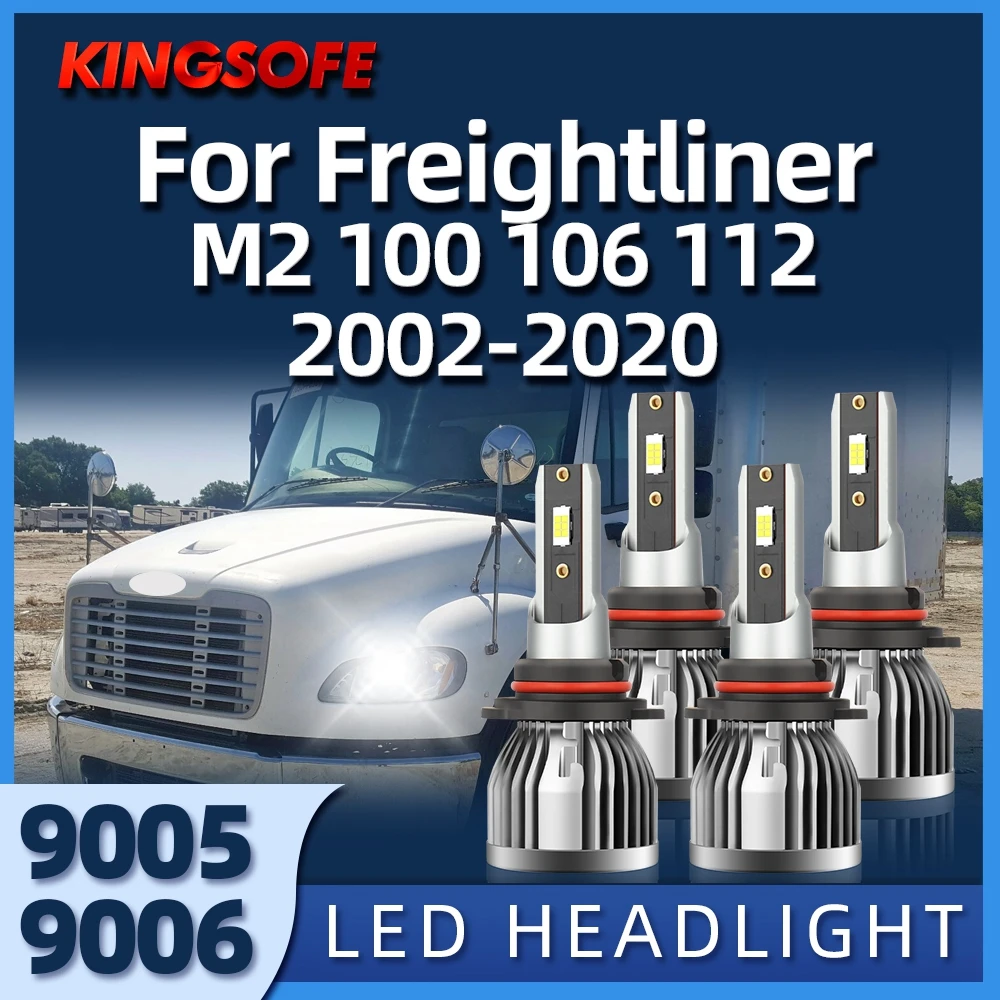 

Автомобильная лампа 9005 лм 9006 2011 фара для 2020-100 Freightliner M2 106 112 2002 2003 2004 2005 2006 2007 2008 2009