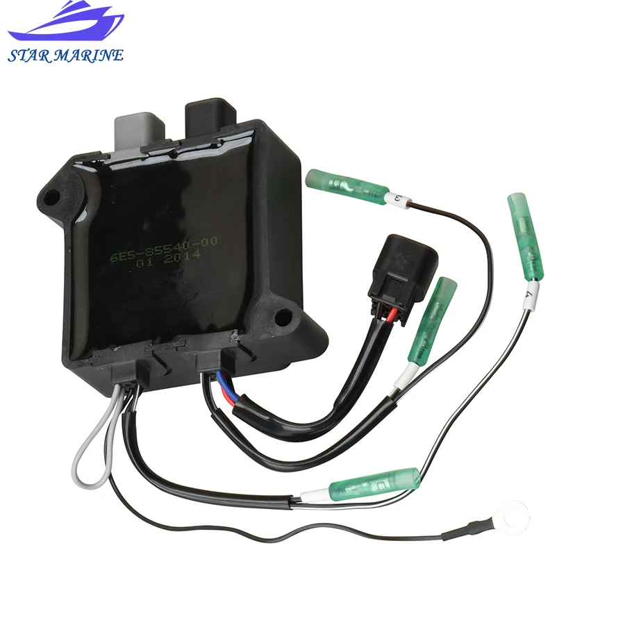 6E5-85540-00 Блок CDI в сборе для лодочного двигателя Yamaha 115HP C115TRV C115TLRX 6E5-85540 Заменяет