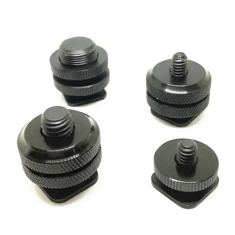 5/8 3/8 1/4 двойные гайки штатив винт к вспышке фотовспышка конвертер для DSLR SLR