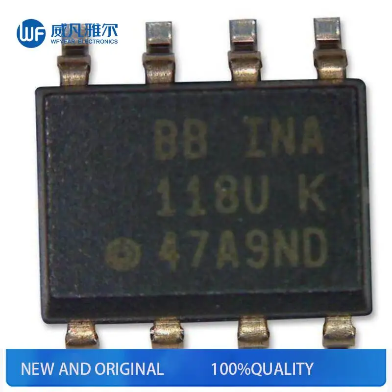 

100% Original INA118U INA118 Instrumentation Amplifiers Precision Low Power Electronics components