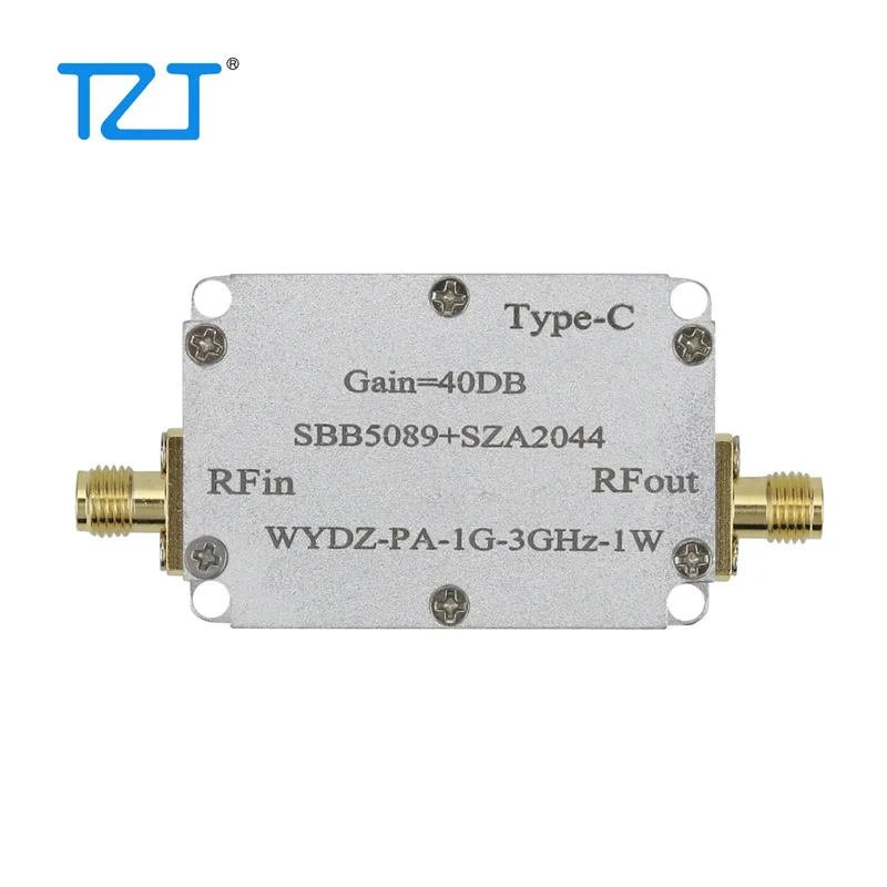 

TZT SBB5089+SZA2044 One-Way Microwave Power Amplifier RF Power Amplifier Module 40DB WYDZ-PA-1G-3GHz-1W
