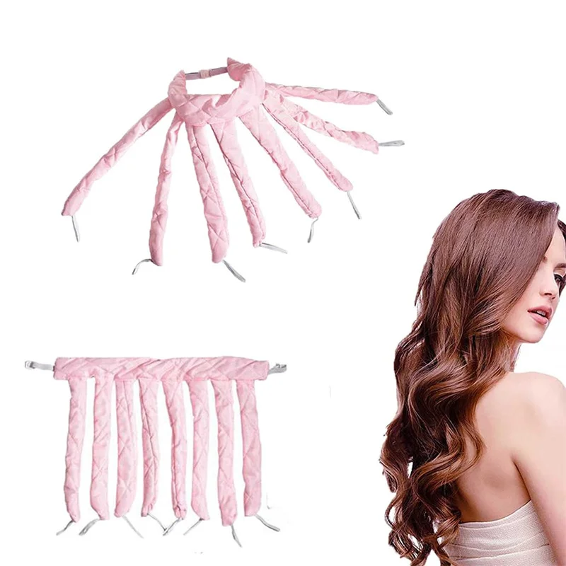 

Octopus Curler Heatless Headband Hair Curlers for Long Hair No Heat Hair Curlers Ribbon Hair Rollers Headband Hair Styling Tool