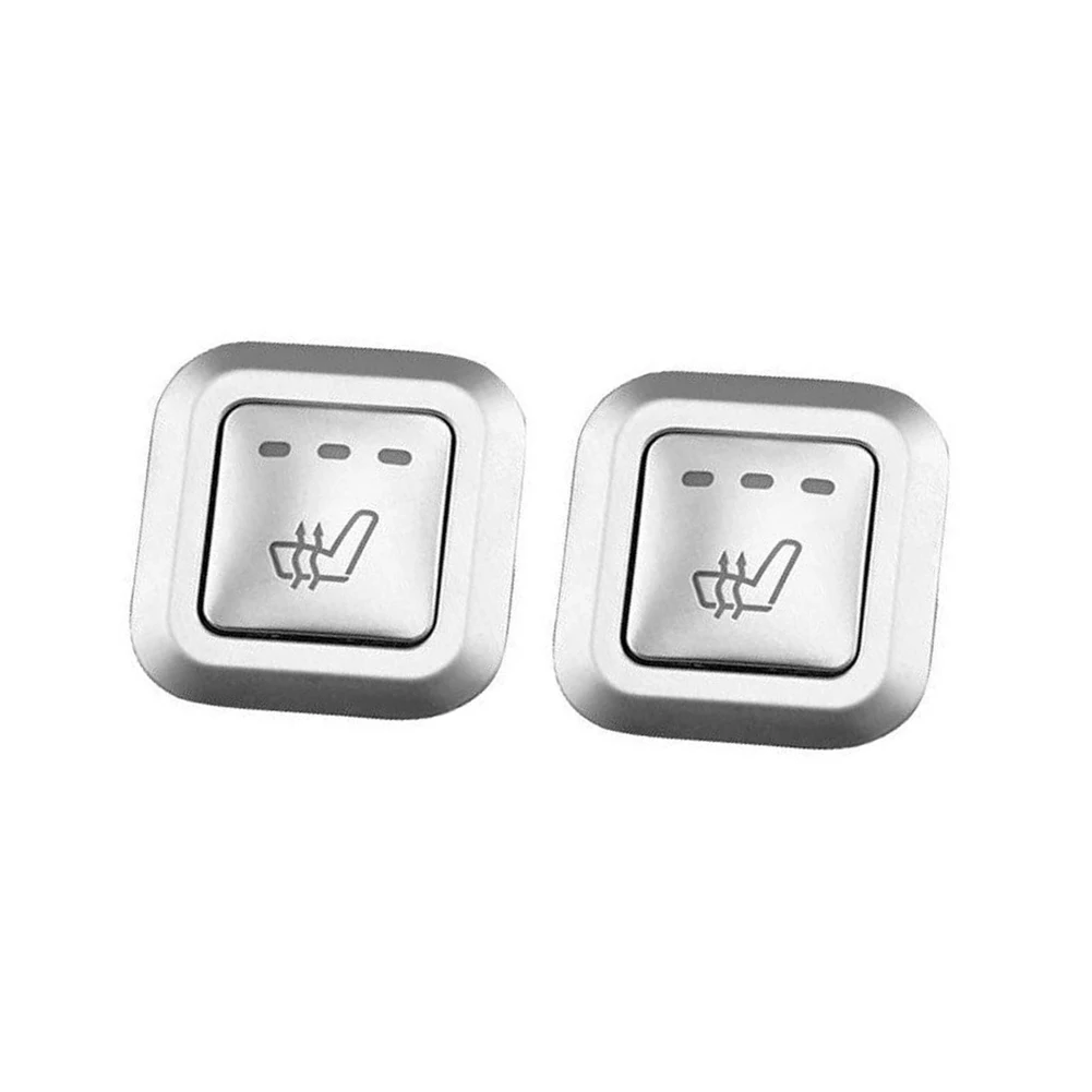 

Button Frame Cover Stylish Trim Useful Accessories Backseat Heating Hot Sale Interior Paste Mount Popular Replaces